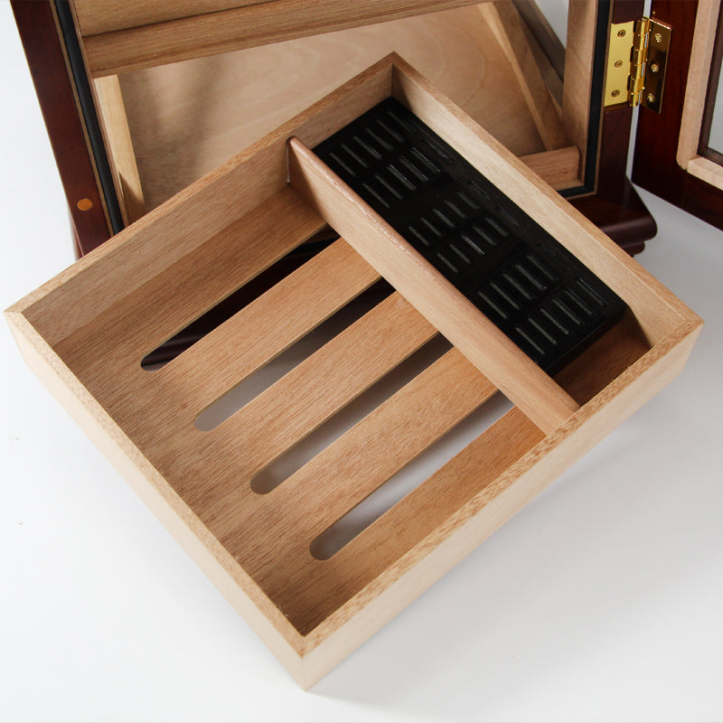 Premium Wood Large Capacity Cigar Humidor