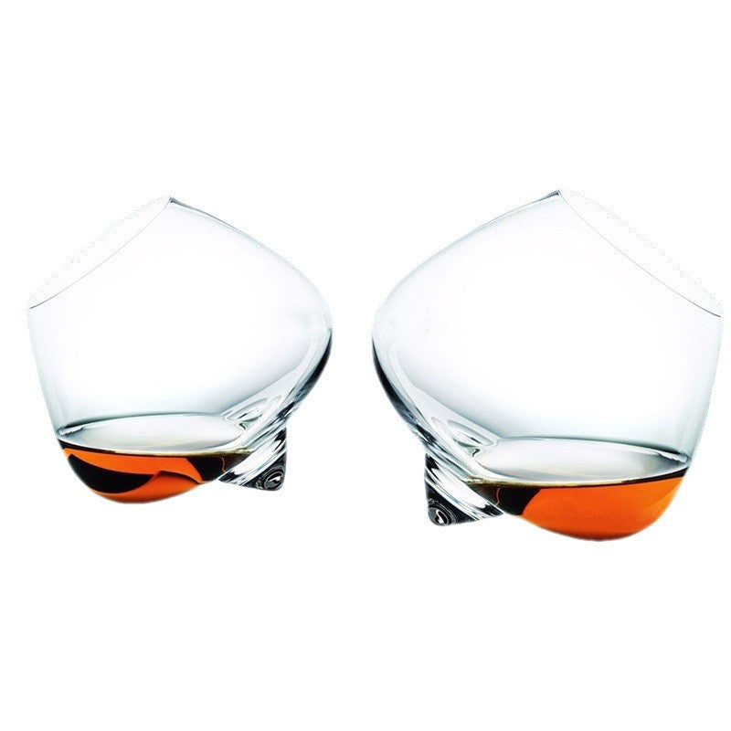 Rotating Whiskey Glass Top Belly Cigar Whiskey