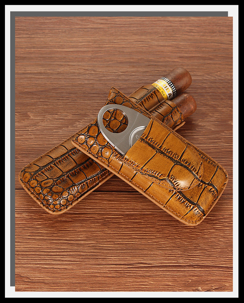 2 Cigarette Box Free Cigar Scissor Cigar Humidor
